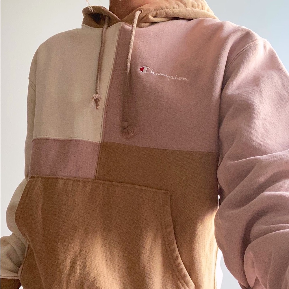 retro champion hoodie